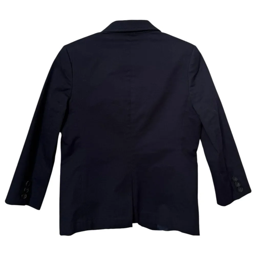 Crewcuts Factory Boys Kids Navy Blue Thompson 2 Button Blazer Jacket. 6-7. 6. 7.